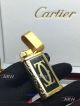 Replica 2019 New Style Cartier Classic Fusion Black&Gold Lighter Cartier Gold Logo Jet Lighter (2)_th.jpg